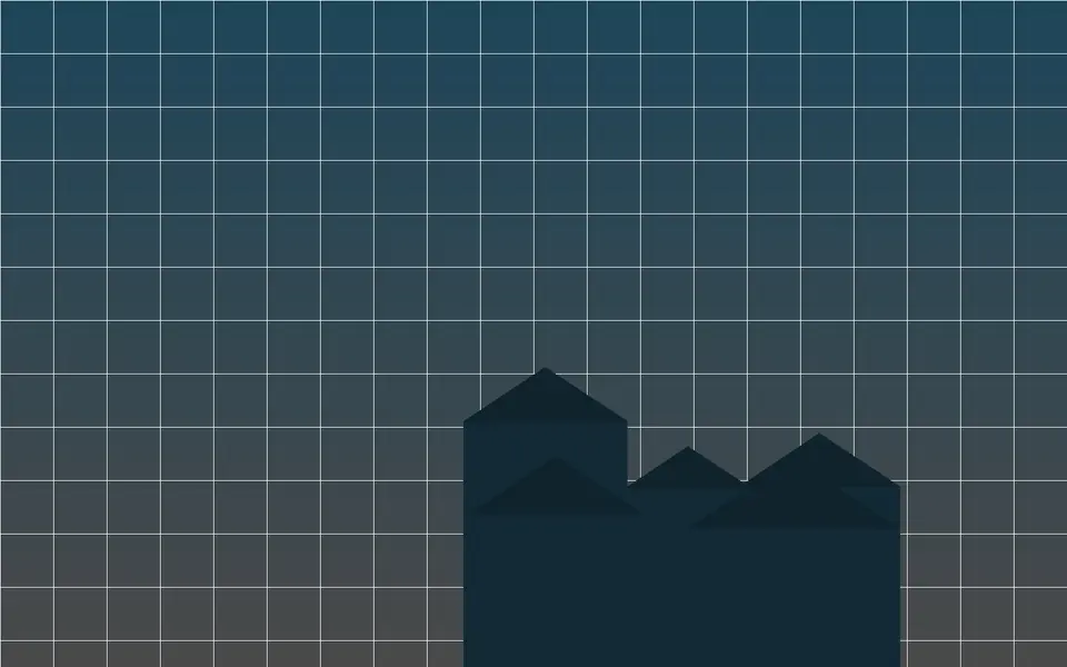 Visuel schématique de maisons et de plans, sans photo.